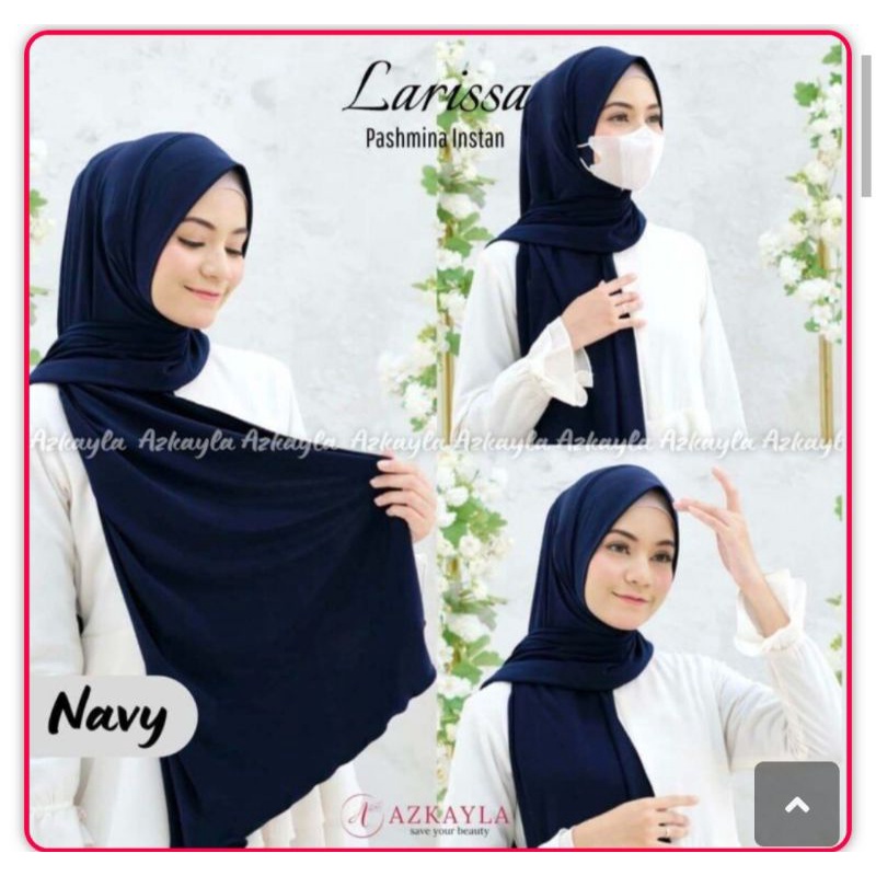 HIJAB PASHMINA EARLOOP LARISSA || BY AZKAYLA