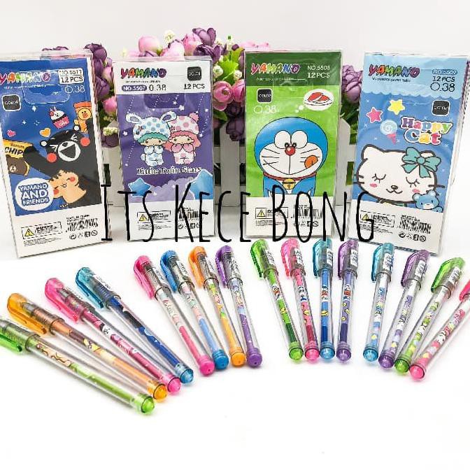 

Unik Yamano Gel Pen Karakter kode ym55 0.38mm Diskon