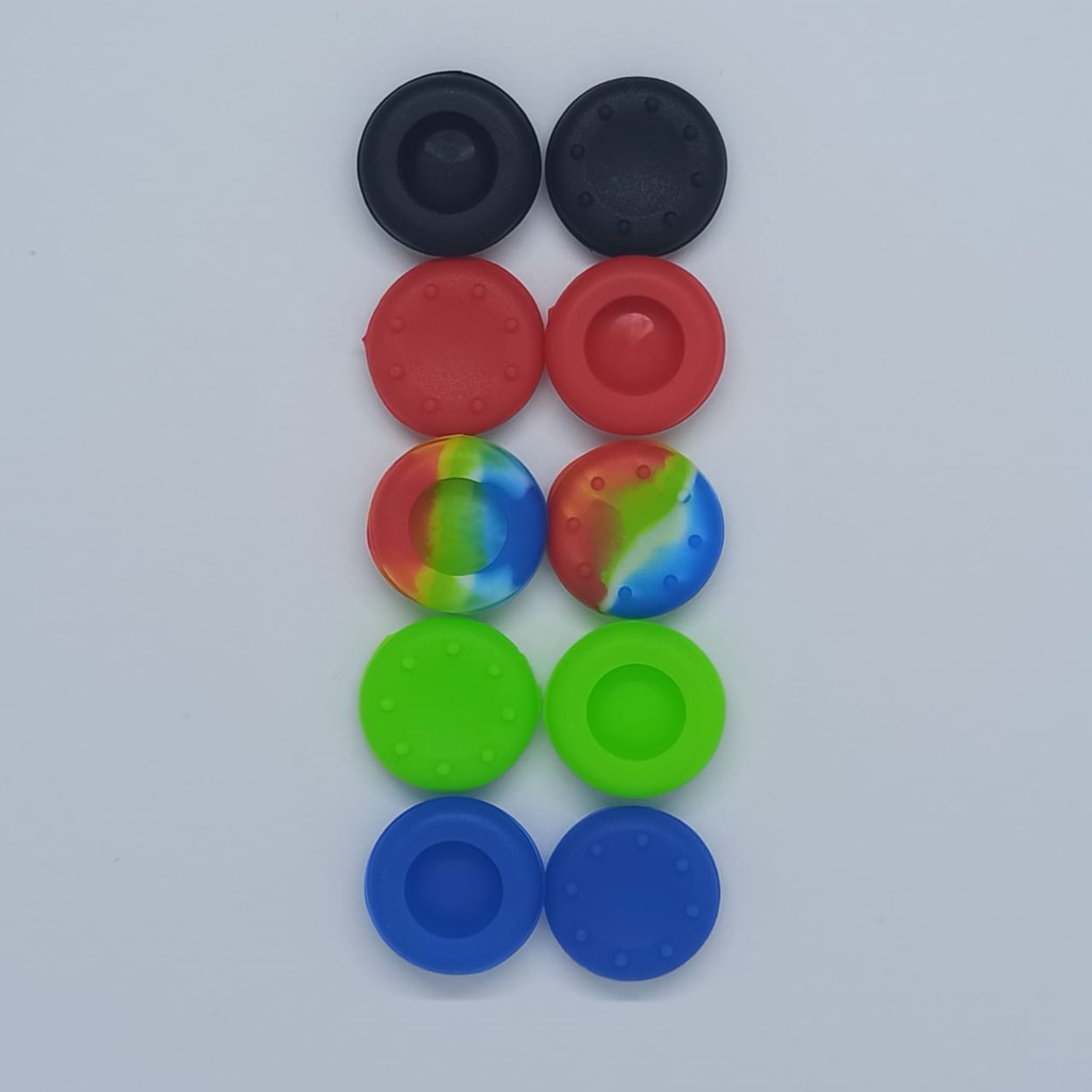 Karet Silikon Silicone Cover Analog Thumb Grip Stik Stick PS2 PS3 PS4 Xbox