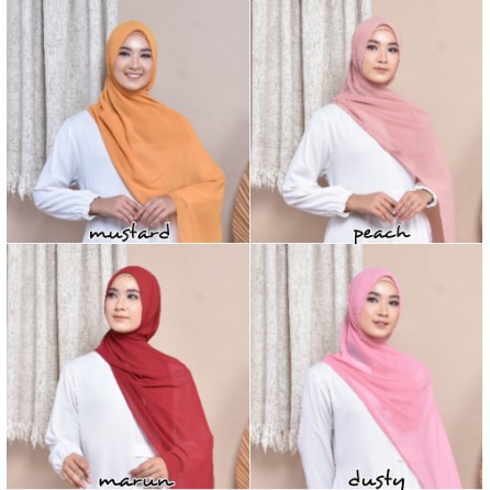 [COD] Pashmina Ceruty Babydoll 75x175 Premium