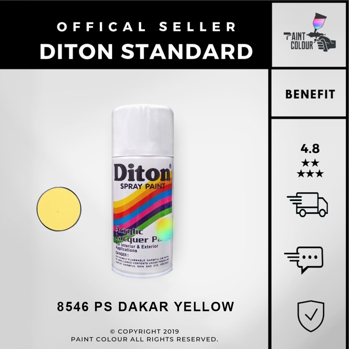 Diton 8546 PS Dakar Yellow Cat Semprot/Pylox/Samurai Motor/Helm/Gundam