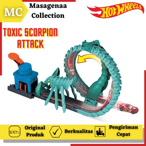 Mainan Maenan Lintasan Jalanan Arena Trek Hot Wheels Hotwheels Hotwheel Hot Wheel Track City Toxic C