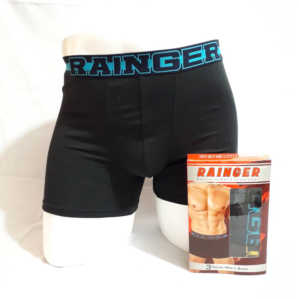 [3 pcs] Boxer Celana Dalam Pria Rainger / 1 Box CD Boxer