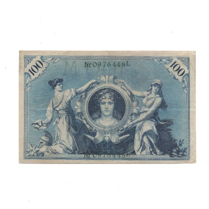 Uang kuno jerman 1908,100 mark