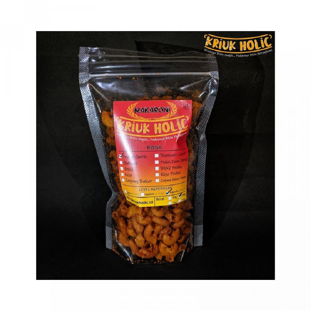 

MAKARONI BANTET PEDAS 100g MAKARONI BANTET BY KRIUK HOLIC ENAK BGT