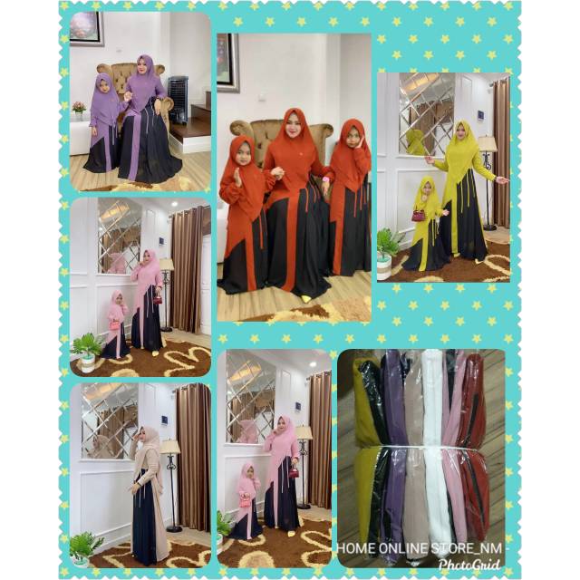 Madina set syar'i by Irna Gallery gamis lebaran 2020