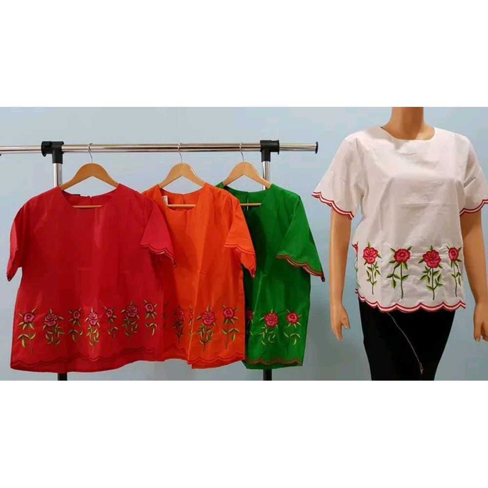 Top Atasan Blouse Baju Wanita Katun Jepang Import kualitas Premium