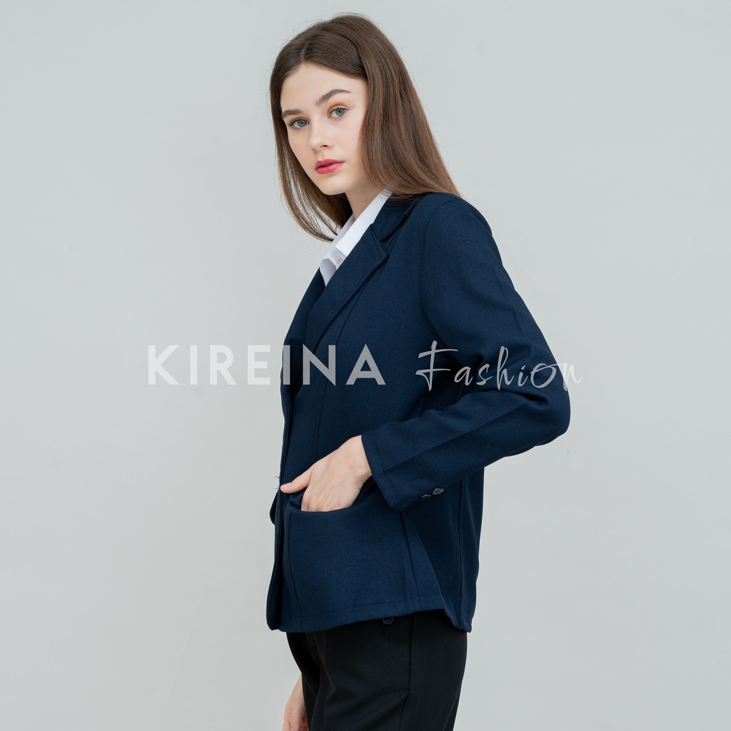 Blezer Kerja Wanita Blezer Wanita Formal Blazer Kantor Wanita Premium Atasan Jas Cewek Kantor | Kireina Fashion