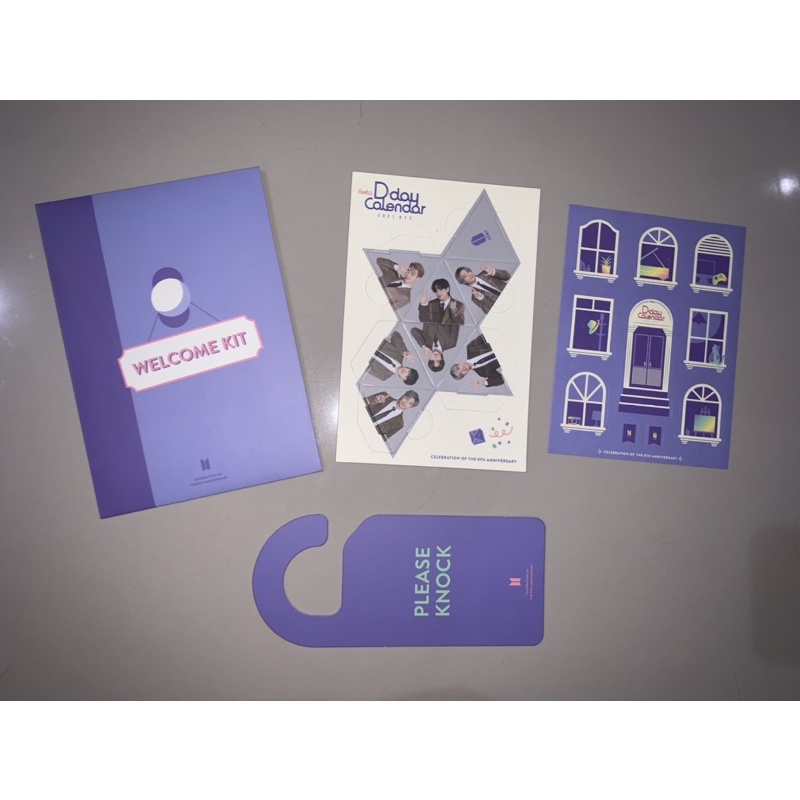 BTS ~ Sharing Festa Dday Calendar Welcome Kit, D-5 (D5), Ticket