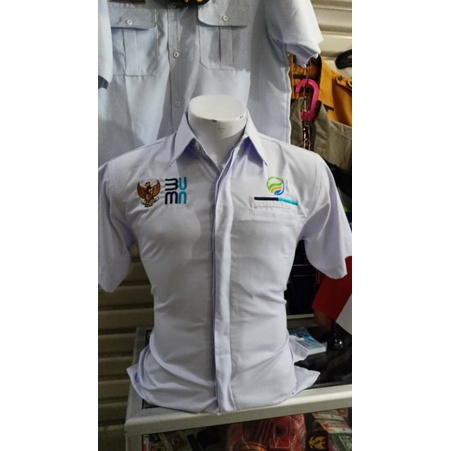 kemeja pendek bumn kehutanan/ kemeja bumn kehutanan pendek