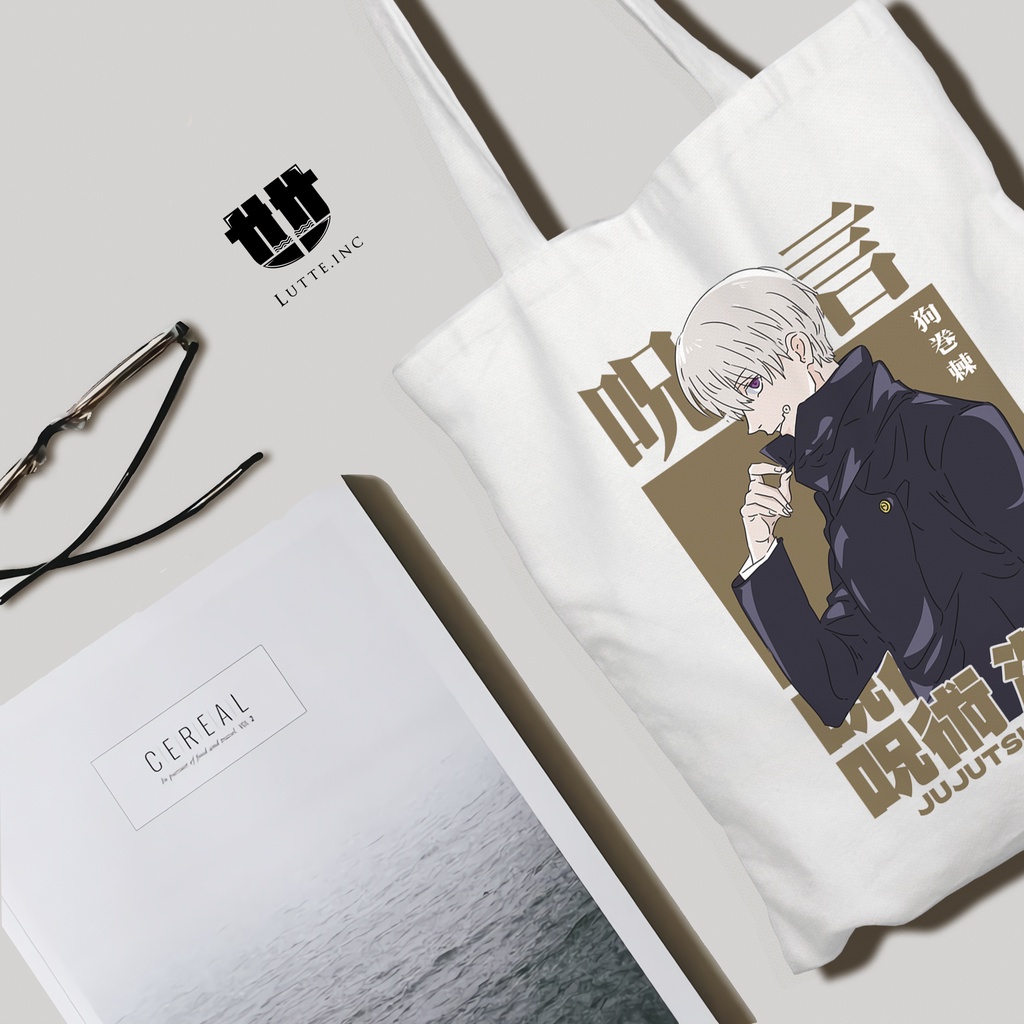 NEW Jujutsu Kaisen Tote bag Anime ToteBag Kanvas Premium Tas Tote bag Laptop