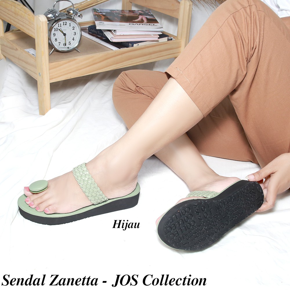 Sandal Wedges Wanita - Zanetta by JOS Collection