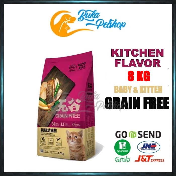KITCHEN FLAVOR KITTEN 8KG Makanan Kucing Kitchen Flavor [ EKPEDISI ]
