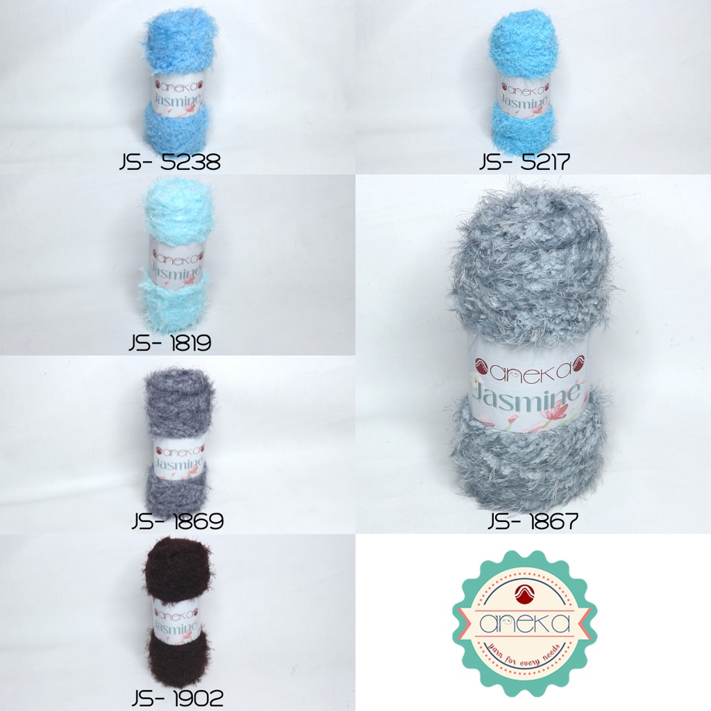 KATALOG - Benang Rajut Bulu Halus Jasmine Yarn / Cashmere Plush