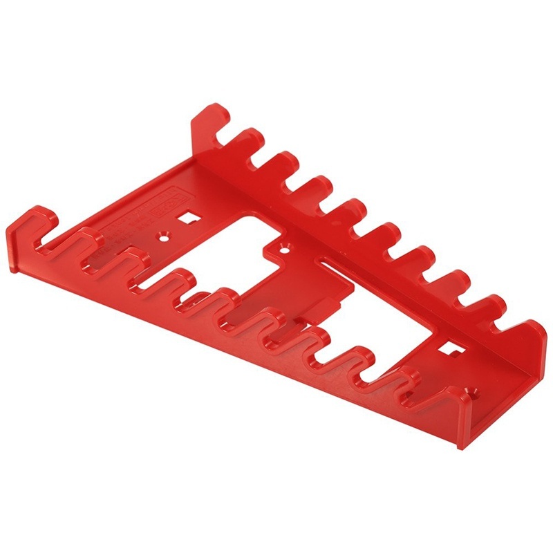 9 Slot Wrench Holder Red Plastic Wrench Rack Standard Organizer Holder Storage Tool Keys Keeper Shopee Indonesia