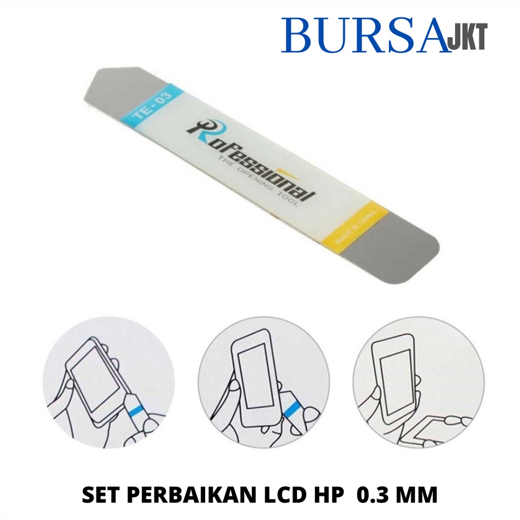 CONGKEL LCD LED PEMBUKA SUPER TIPIS 0.3 MM SMARTPHONE TV KOMPONEN KOMPUTER STAINLESS