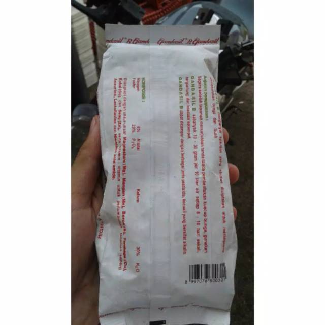 Pupuk gandasil Bunga n buah 100gram