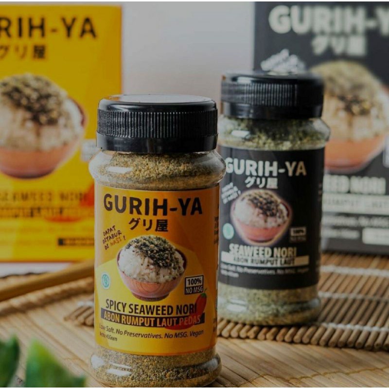 

Gurih ya botol 45gr rumput laut tabur / seaweed seasoning