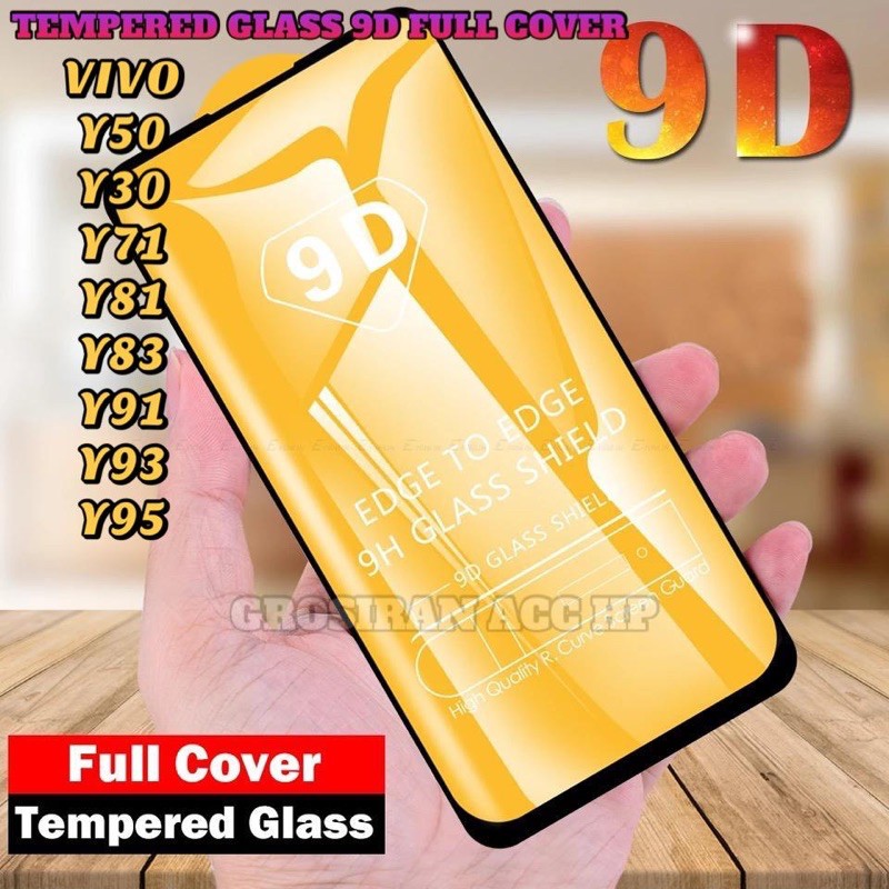 VIVO T1 PRO Y22 Y22S Y35 Y16 Y12S Y20 Y20i Y20S Y50 Y30 Y71 Y73 Y75 Y81 Y83 Y91 Y93 Y95 4G 5G Tempered Glass full lem 5D 6D 9D FULL COVER