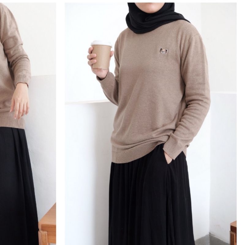 Ponya Sweater Ponya Cardigan by Hijabnueta Nueta READY