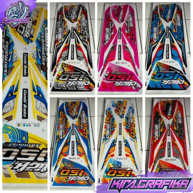 Jual Striping Stiker Variasi Motor Honda New Vario 125 - Vario 150 ESP