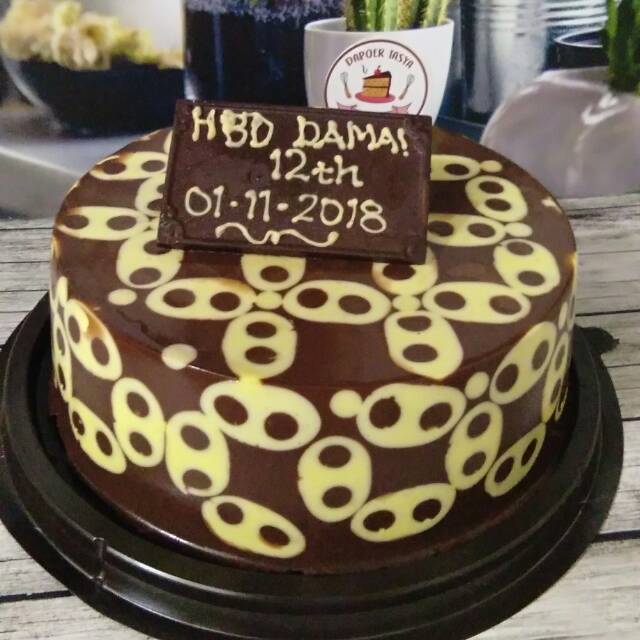 

Puding batik Kawung Coklat Vanila