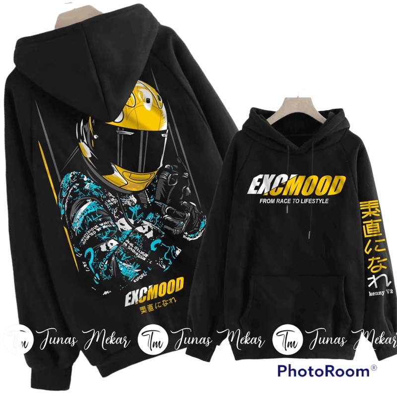 Hoodie topi sunmory exmood sablon premium