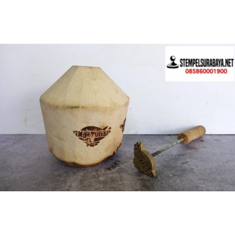 

Jual hotstamp kuningan media kelapa