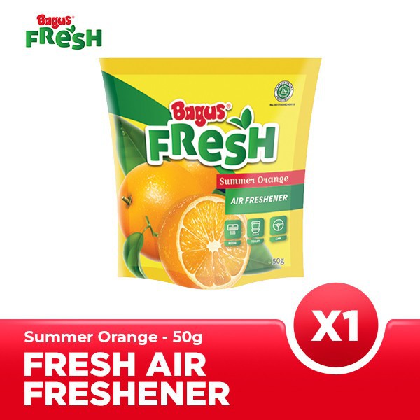 Bagus Air Fresh Pouch 50 gr Summer Orange