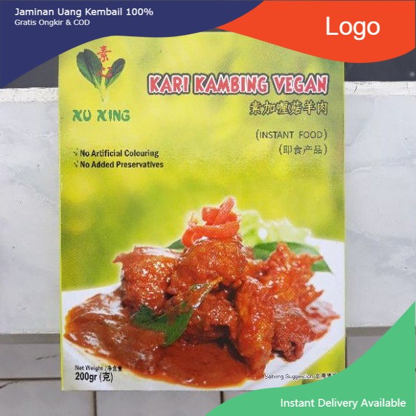 

Kari Kambing Instan Vegan & Vegetarian 200 gr Xu Xing