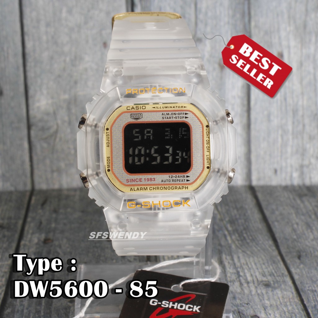 BARANG TERLARIS !!! dw5600 GLS5600 full Black Hitam , Jam tangan digital pria