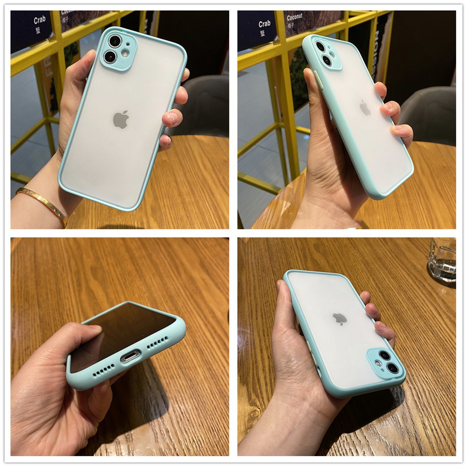 Casing kamera cangkang keras untuk Iphone 11 Pro Max Xr X Xs Max 6s 6 7 8 Plus Se 2020