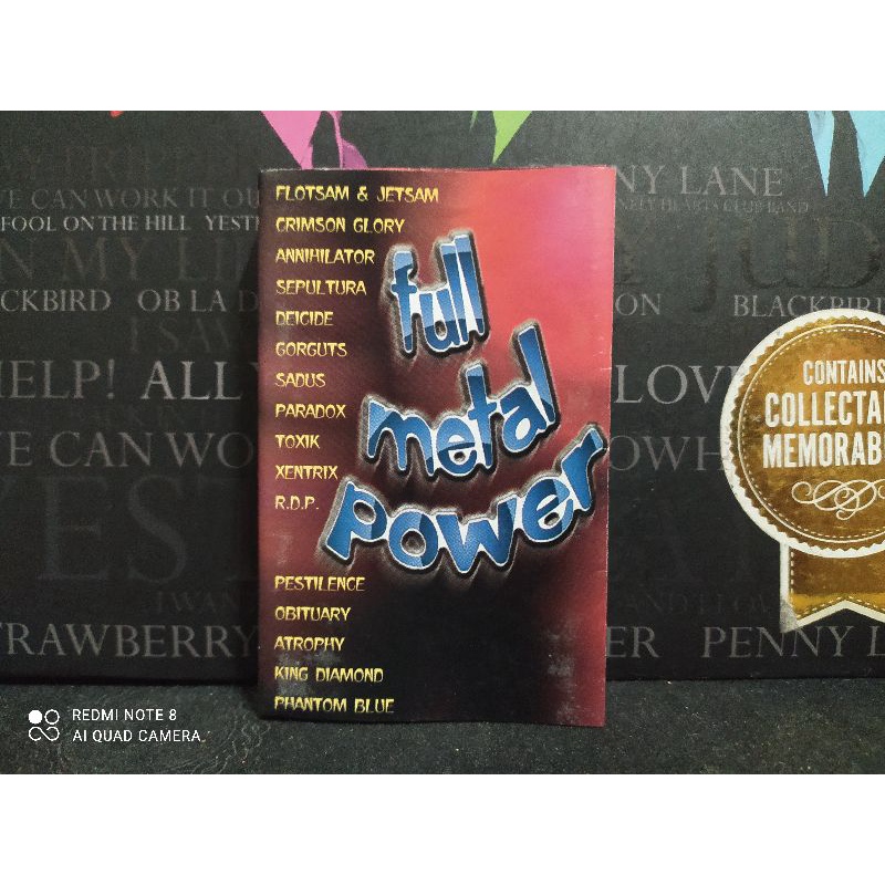 Kaset Pita : V/A FULL METAL POWER.