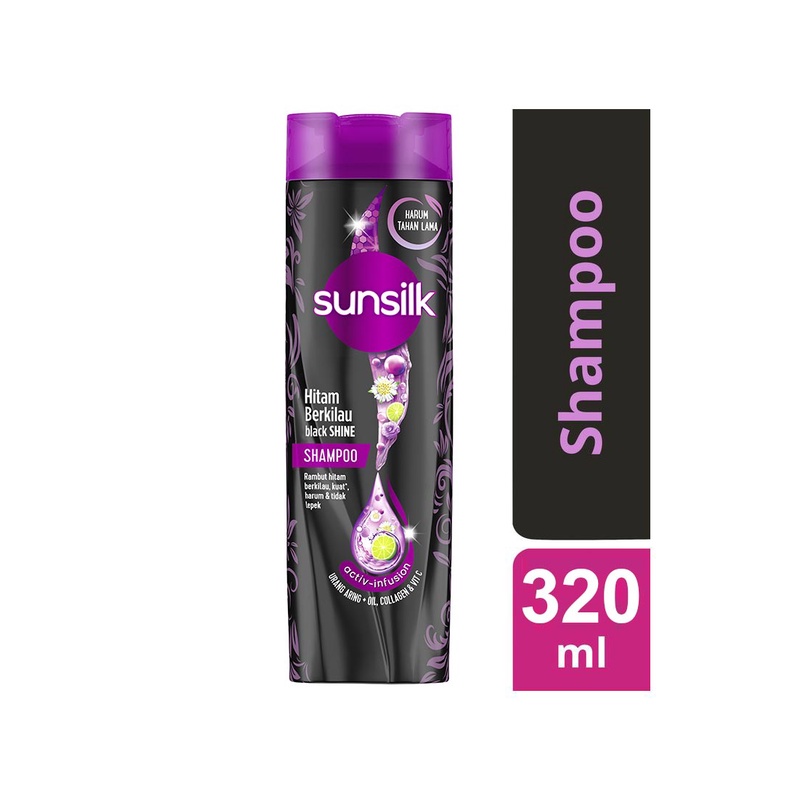 Sunsilk Shampoo Black Shine 320 ml