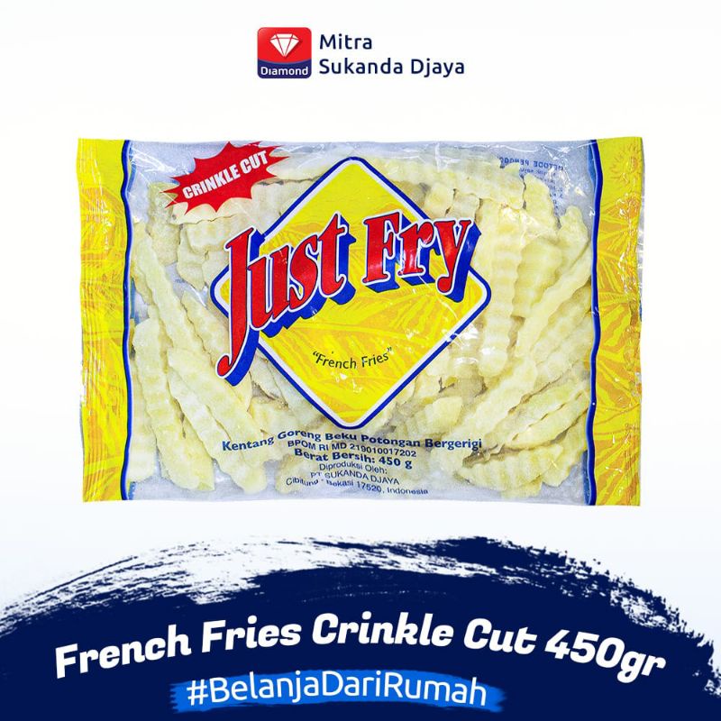 

Just fry French Fries Crinkle Cut 450gr