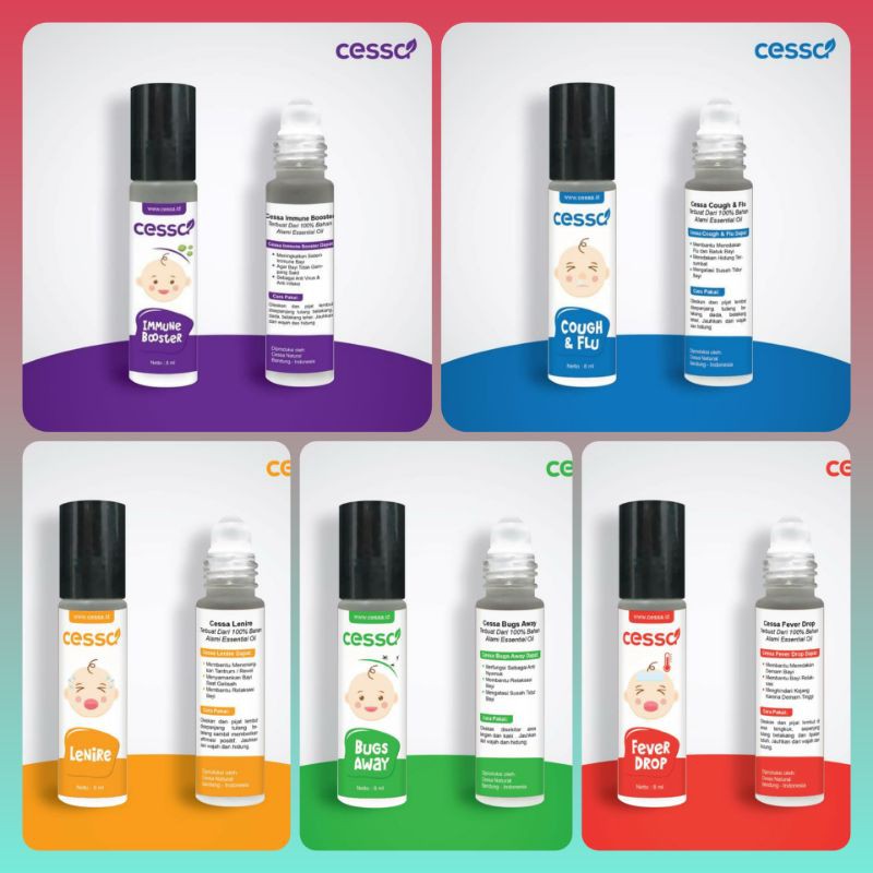 [COD] Cessa Natural Essential Oil (Baby) Untuk Usia 0-2 Tahun (ORIGINAL)