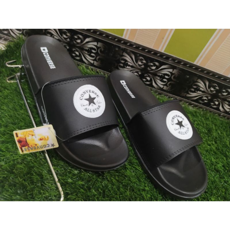 Sandal slip on casual pria wanita lentur dan empuk