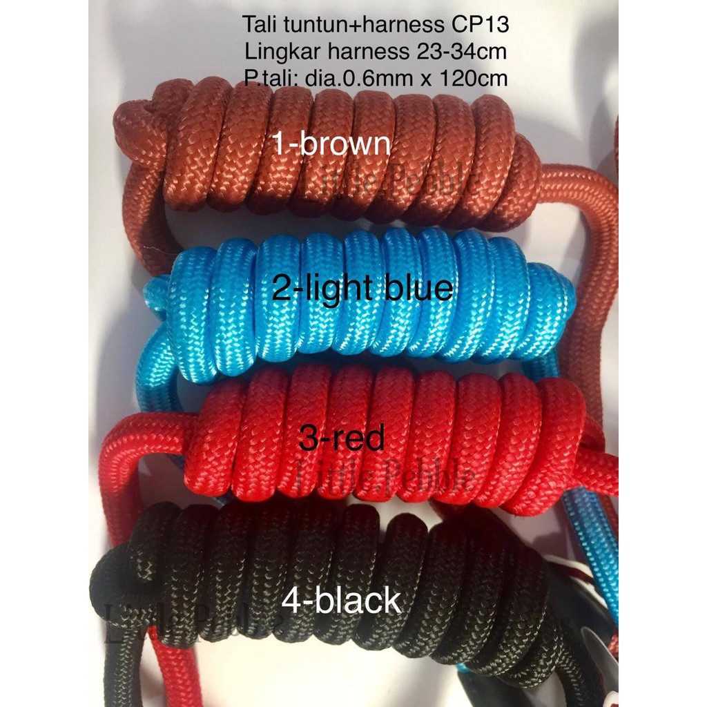 TALI TUNTUN HARNESS ANJING KUCING-CP13-XS