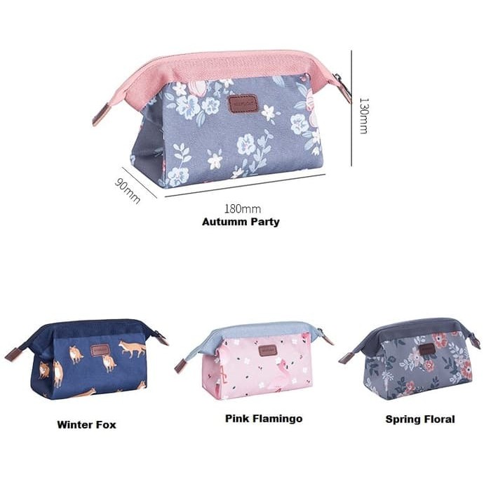 BARU!! TAS KOSMETIK WANITA/ CHARMING WATER RESISTANT COSMETIC CUBE POUCH