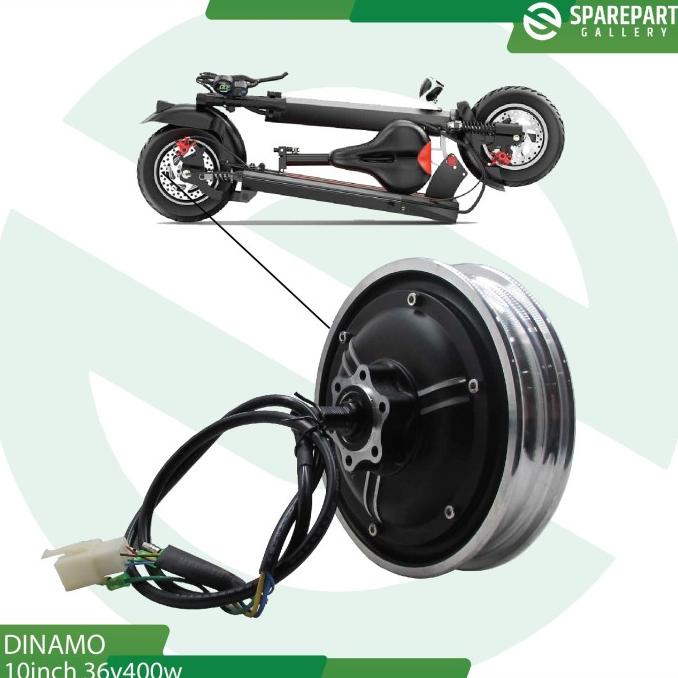Dinamo bldc 10inch 36v400w skuter listrik otoped motor bldc ring 10"