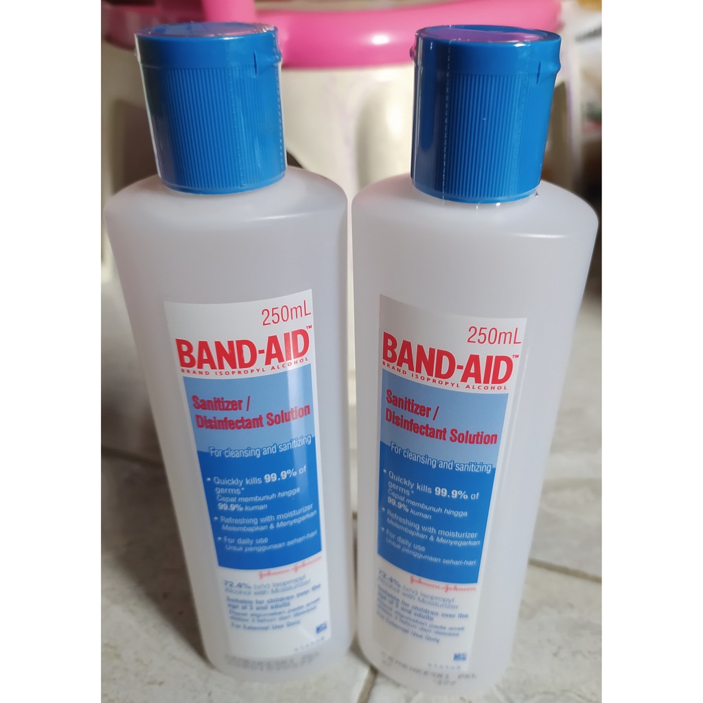 Johnson Johnson BAND-AID Hand Sanitizer Solution 250ml