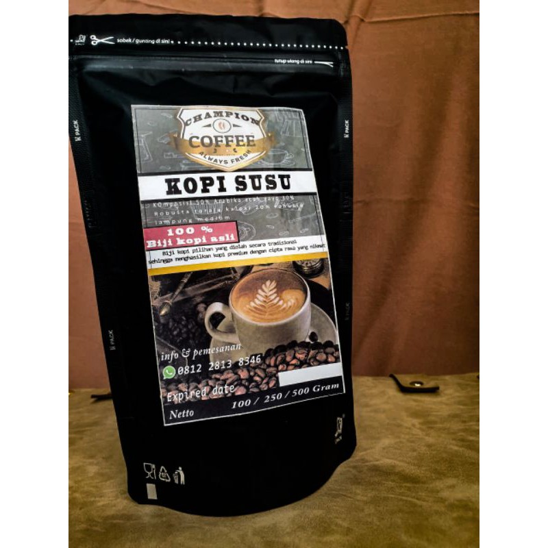 

Kopi Susu kemasan 100gr