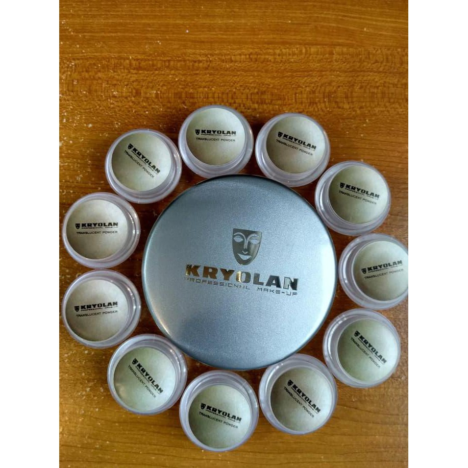 TERJAMIN AMAN Kryolan Bedak Tabur Sample Size 9gr ORIGINAL - Ready Stock