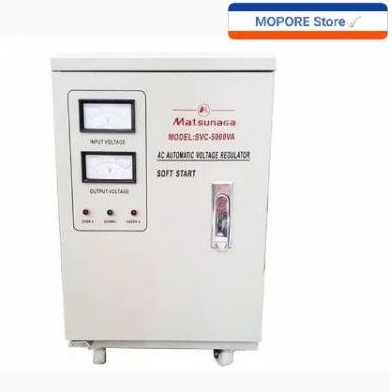 Stabilizer Matsunaga 5000Watt(5KVA) STAVOL Penstabil Arus Listrik Model SVC-5000VA