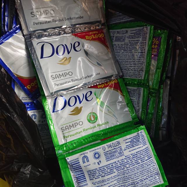 Dove sachet 10ml shampoo / conditioner
