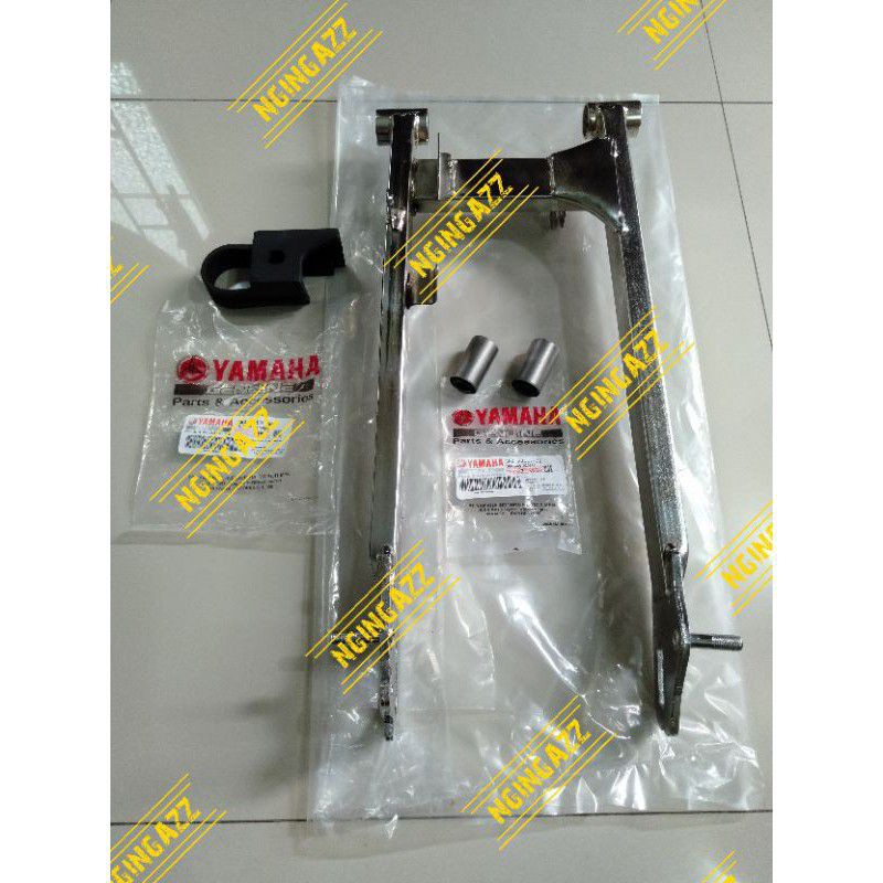 Fork Swing arm lengan ayun rx king chrome kilap set