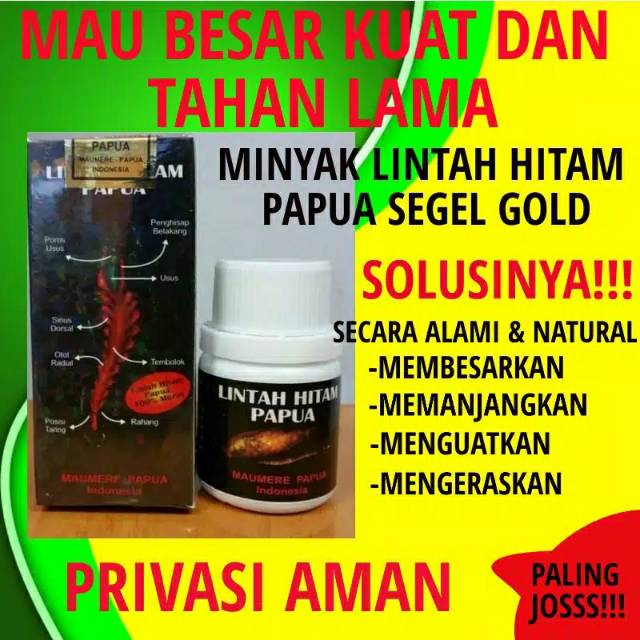 [ BISA COD & PRIVASI AMAN ] MINYAK LINTAH PAPUA ORIGINAL