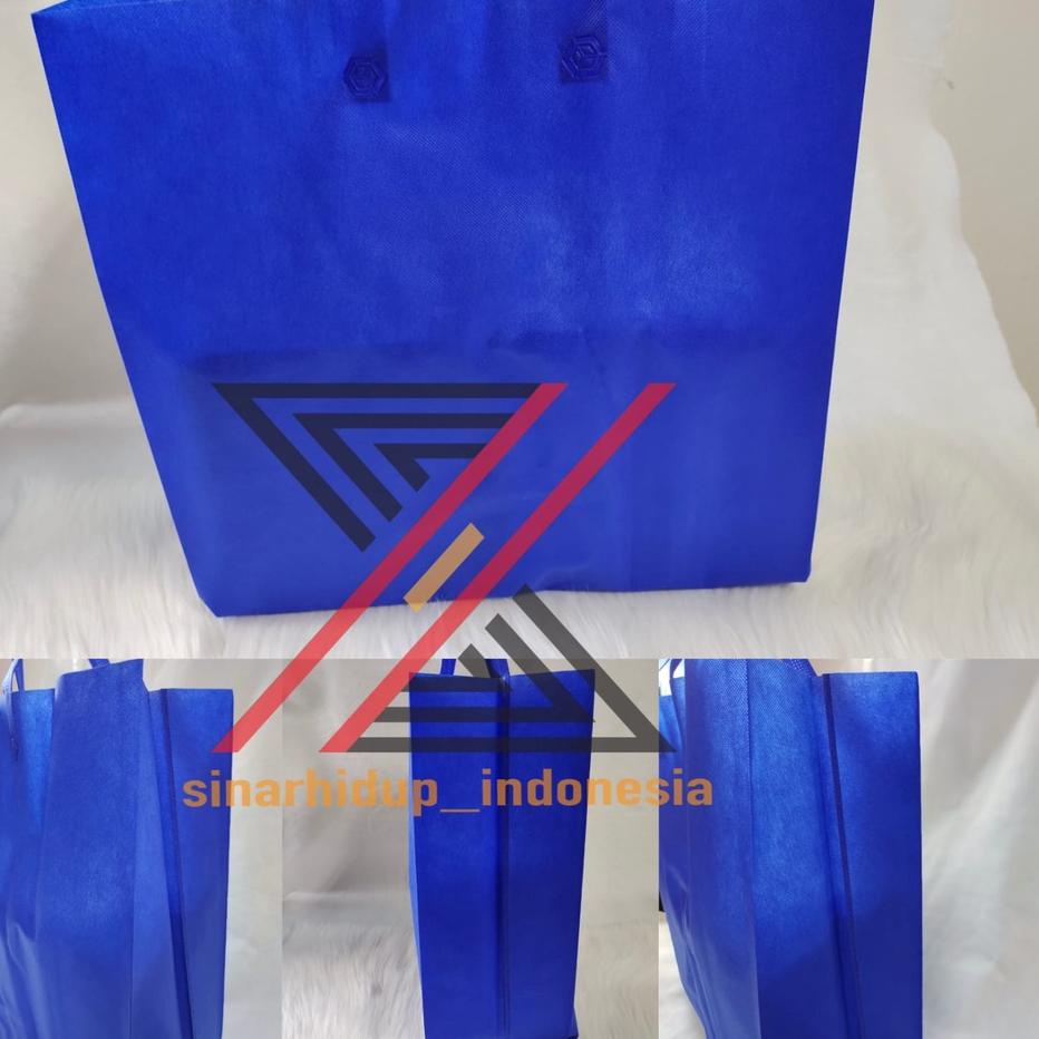 

Terbaik! Tas Kain SPUNBOND Tali Goodie Bag Uk 40 x 50 JUMBO Per Lusin .,