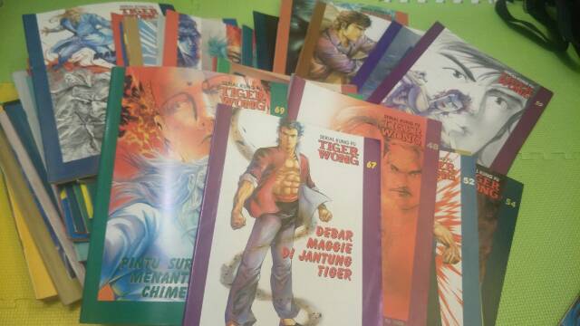 MAjalah, buku cerita komik TIGER WONG