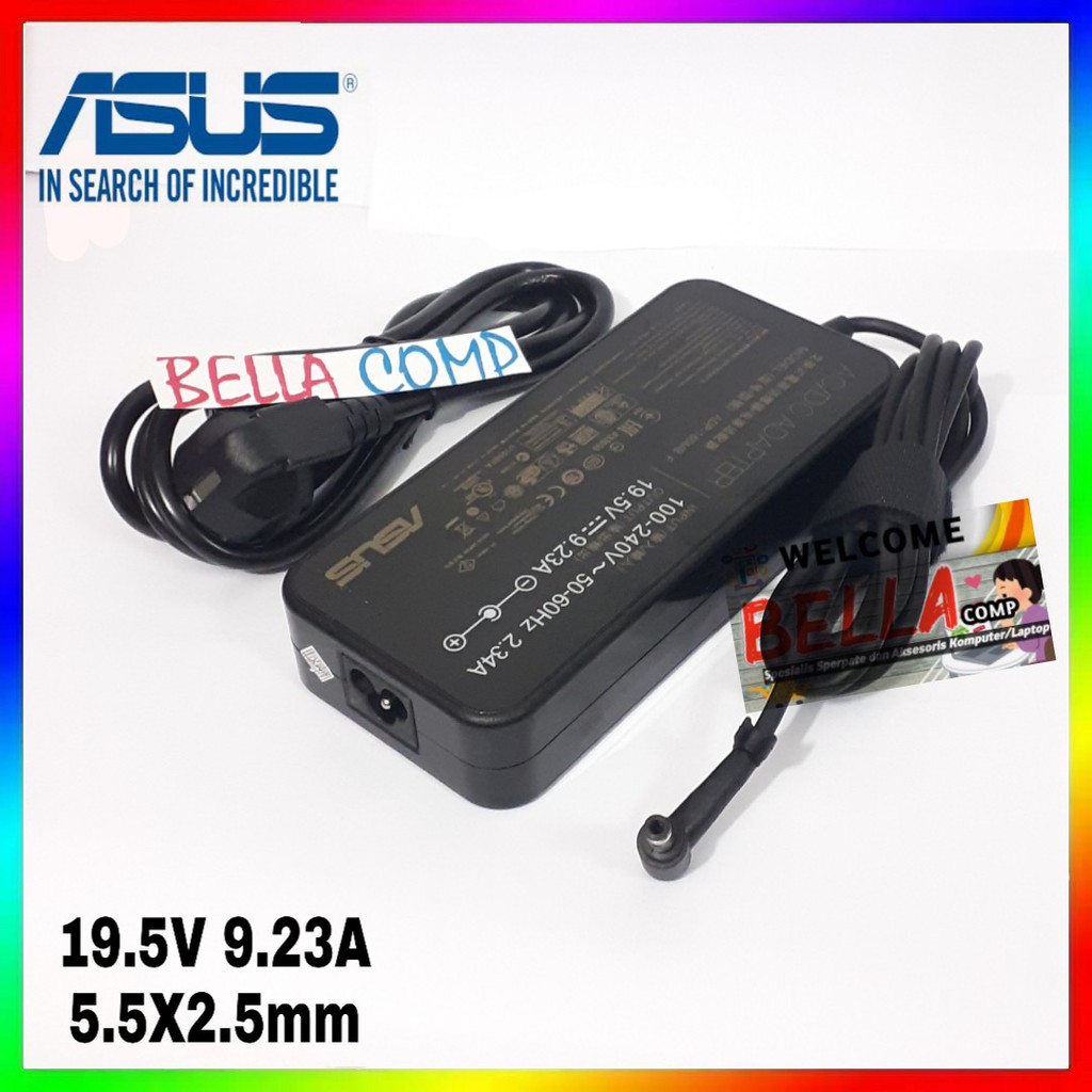 Adaptor Charger Laptop Asus ROG G45VW G53 G55 G70 G71 GL502VT G70S GL702VM FZ50VW 19.5V 9.23A